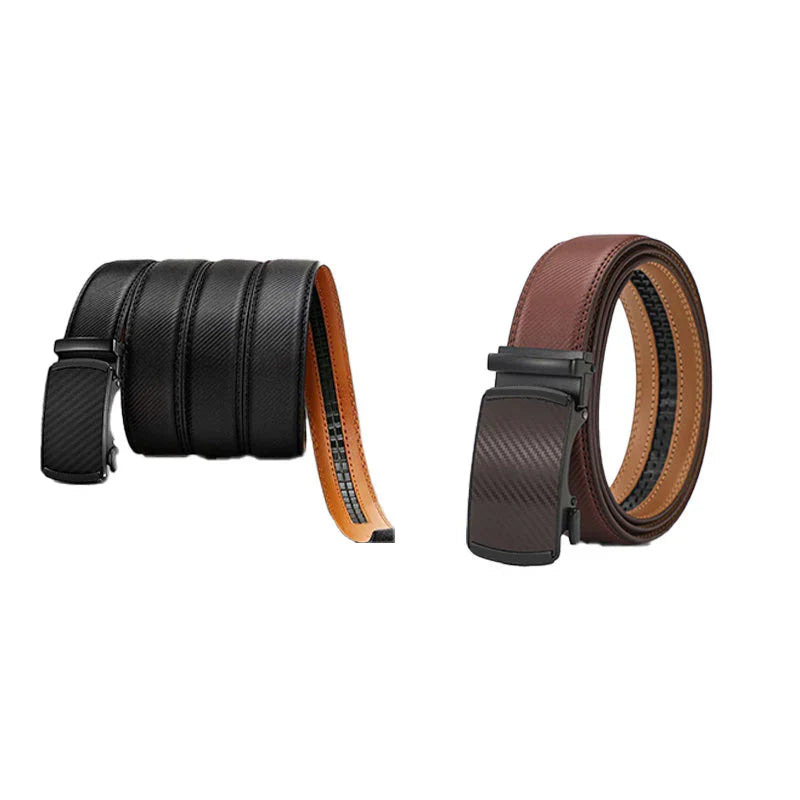 ✨️Best for Father's Day🎁 Leather Ratchet Belt With Adjustable Buckle💼