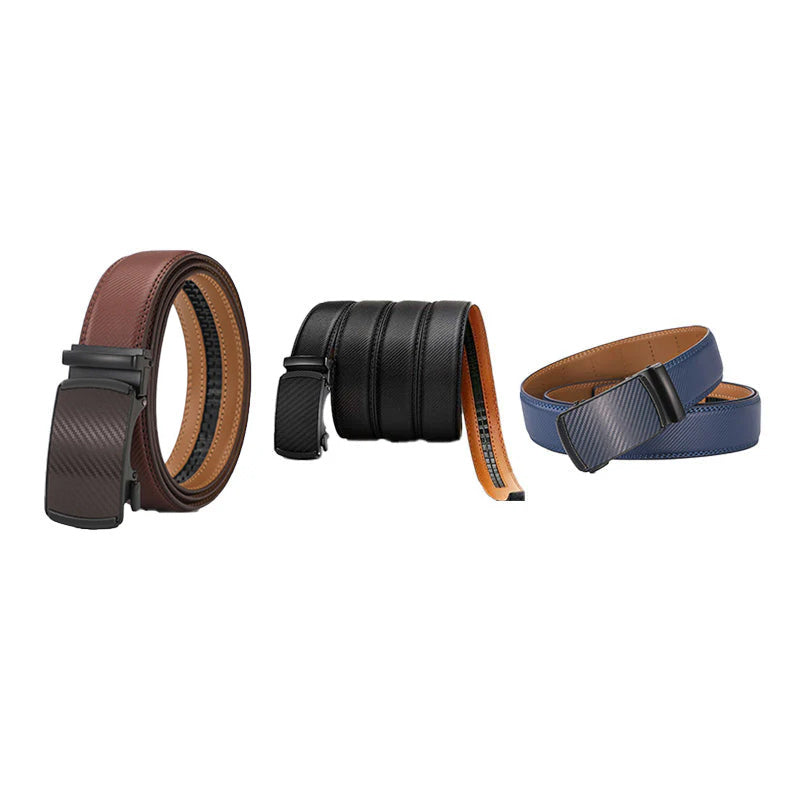 ✨️Best for Father's Day🎁 Leather Ratchet Belt With Adjustable Buckle💼