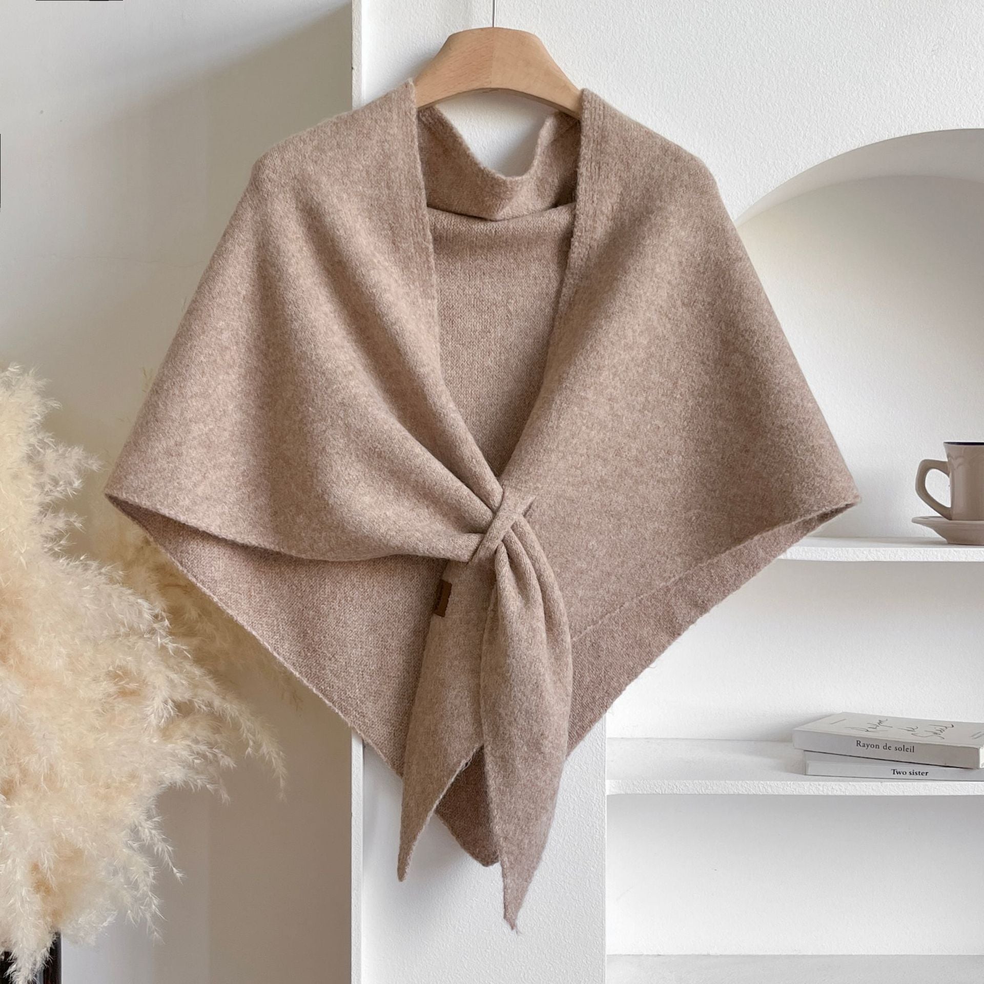 🏆50K+ SOLD! Almost Gone - 💕Women's Solid Color Wool Blend Shawl 2