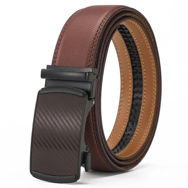 ✨️Best for Father's Day🎁 Leather Ratchet Belt With Adjustable Buckle💼