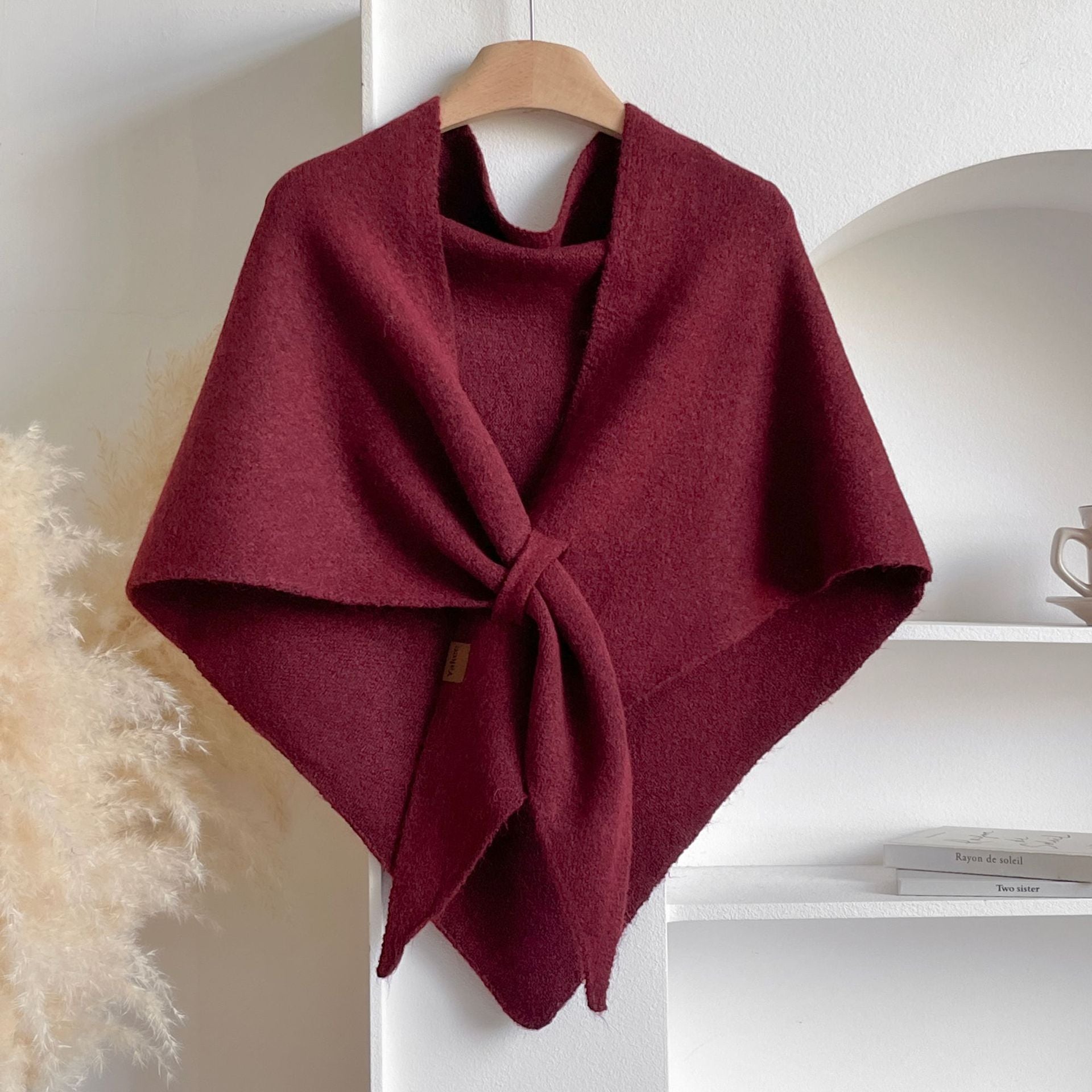 🏆50K+ SOLD! Almost Gone - 💕Women's Solid Color Wool Blend Shawl 2
