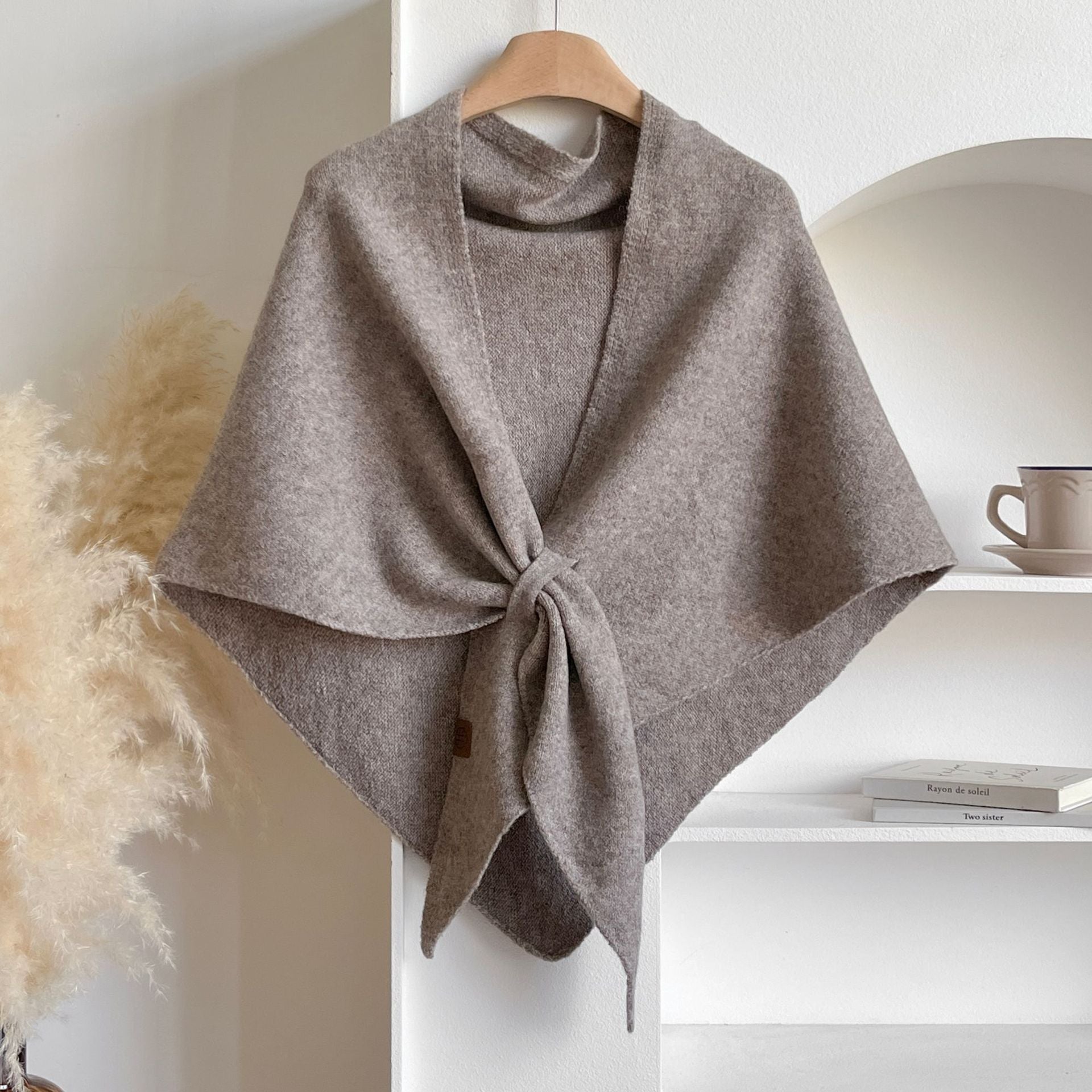 🏆50K+ SOLD! Almost Gone - 💕Women's Solid Color Wool Blend Shawl 2