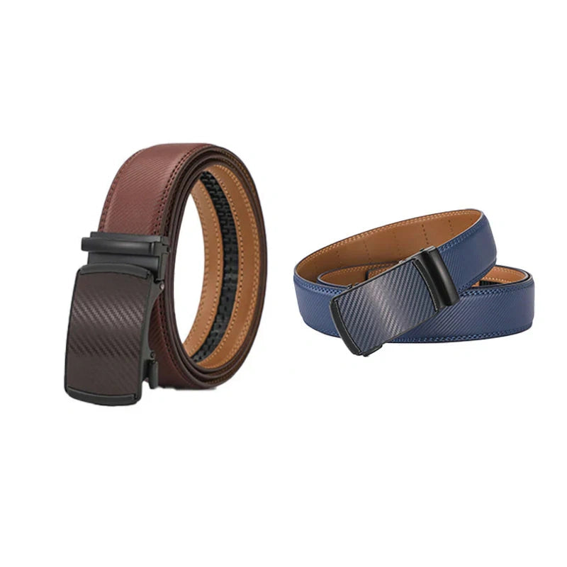 ✨️Best for Father's Day🎁 Leather Ratchet Belt With Adjustable Buckle💼
