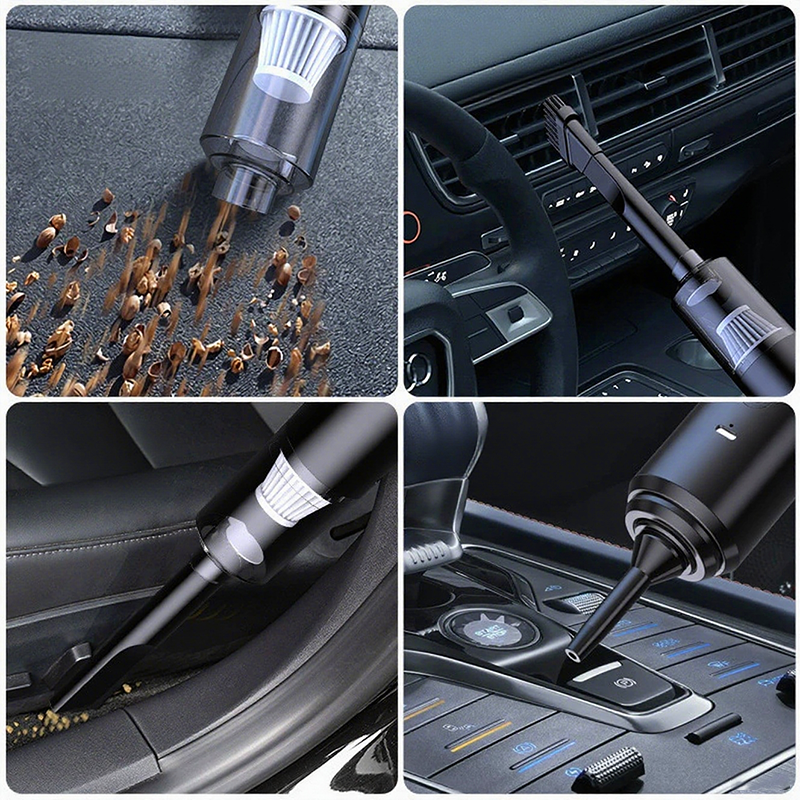 🚗Portable Car Vacuum Cleaner – Powerful Suction for On-the-Go Cleaning