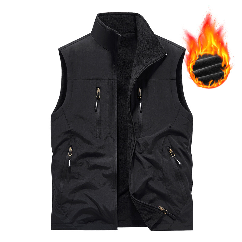 ⏰Limited Time Sale 49% OFF🔥🧥Men's Oversized Sleeveless Vest Jacket With Pockets