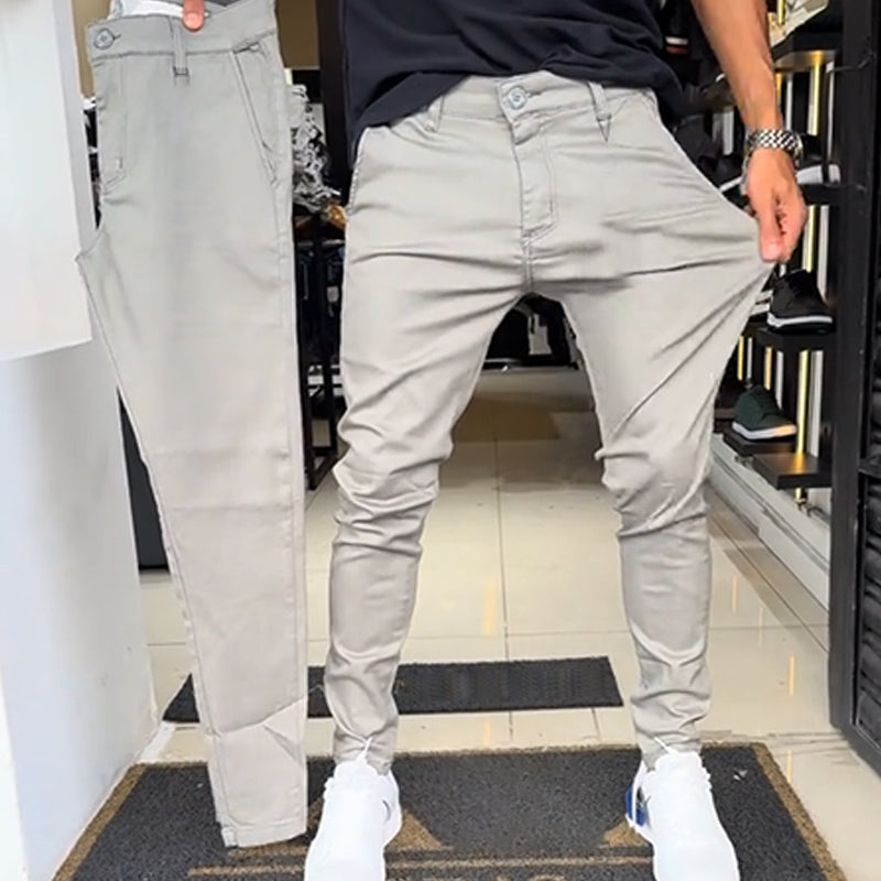 ✨ LAST DAY PROMOTION - 50%OFF ✨Men’s Slim-Fit Casual Solid Color Pants