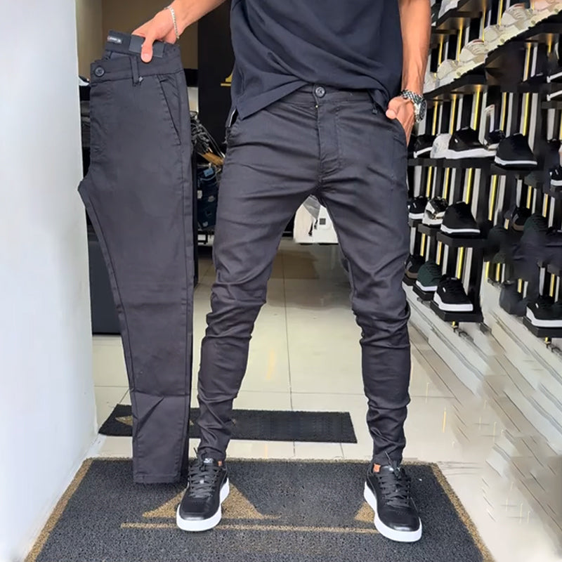 ✨ LAST DAY PROMOTION - 50%OFF ✨Men’s Slim-Fit Casual Solid Color Pants