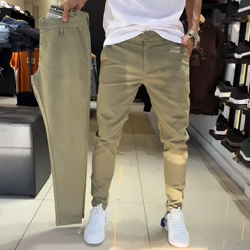 ✨ LAST DAY PROMOTION - 50%OFF ✨Men’s Slim-Fit Casual Solid Color Pants