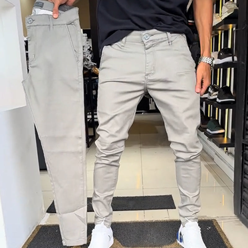 ✨ LAST DAY PROMOTION - 50%OFF ✨Men’s Slim-Fit Casual Solid Color Pants