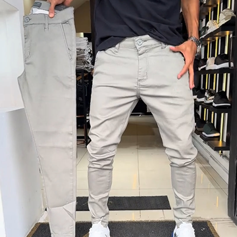 ✨ LAST DAY PROMOTION - 50%OFF ✨Men’s Slim-Fit Casual Solid Color Pants