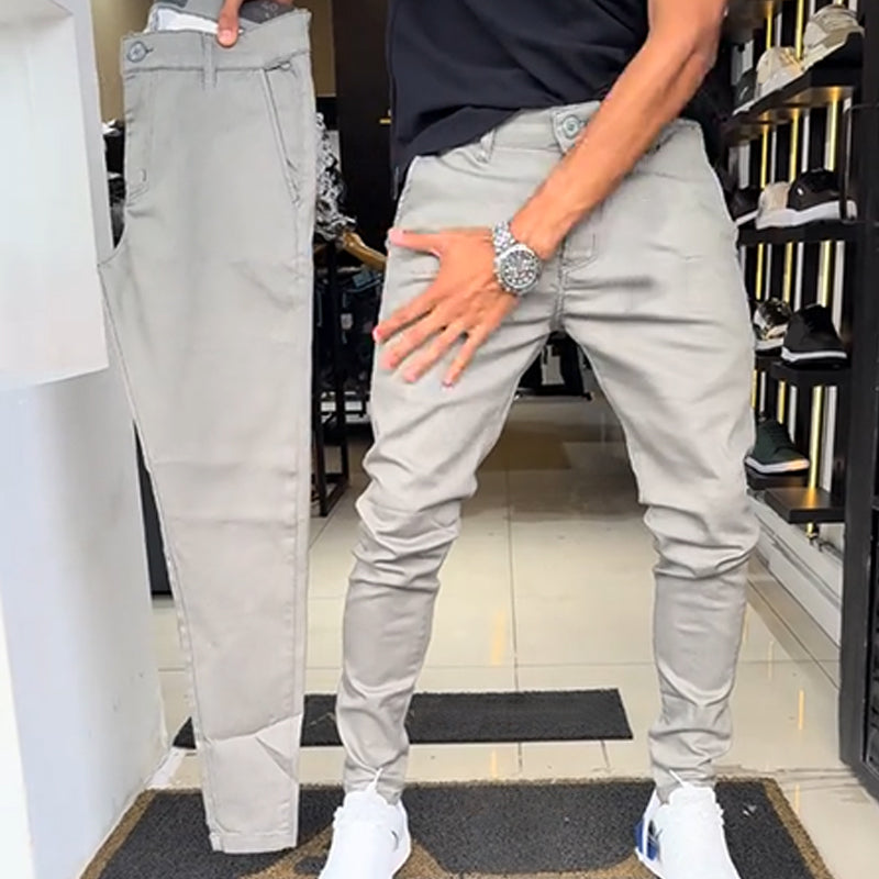 ✨ LAST DAY PROMOTION - 50%OFF ✨Men’s Slim-Fit Casual Solid Color Pants